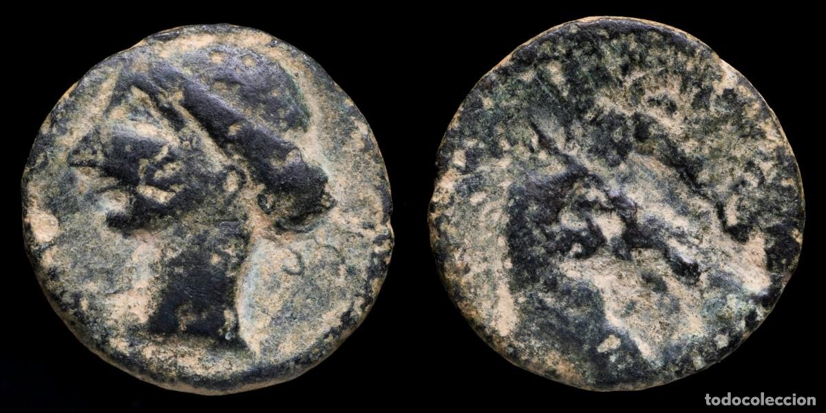 Monedas ib&eacute;ricas: Ancient Hispania - Calco Hispanic-Carthaginian (Cartagena) - 21 mm / 7,74 gr.