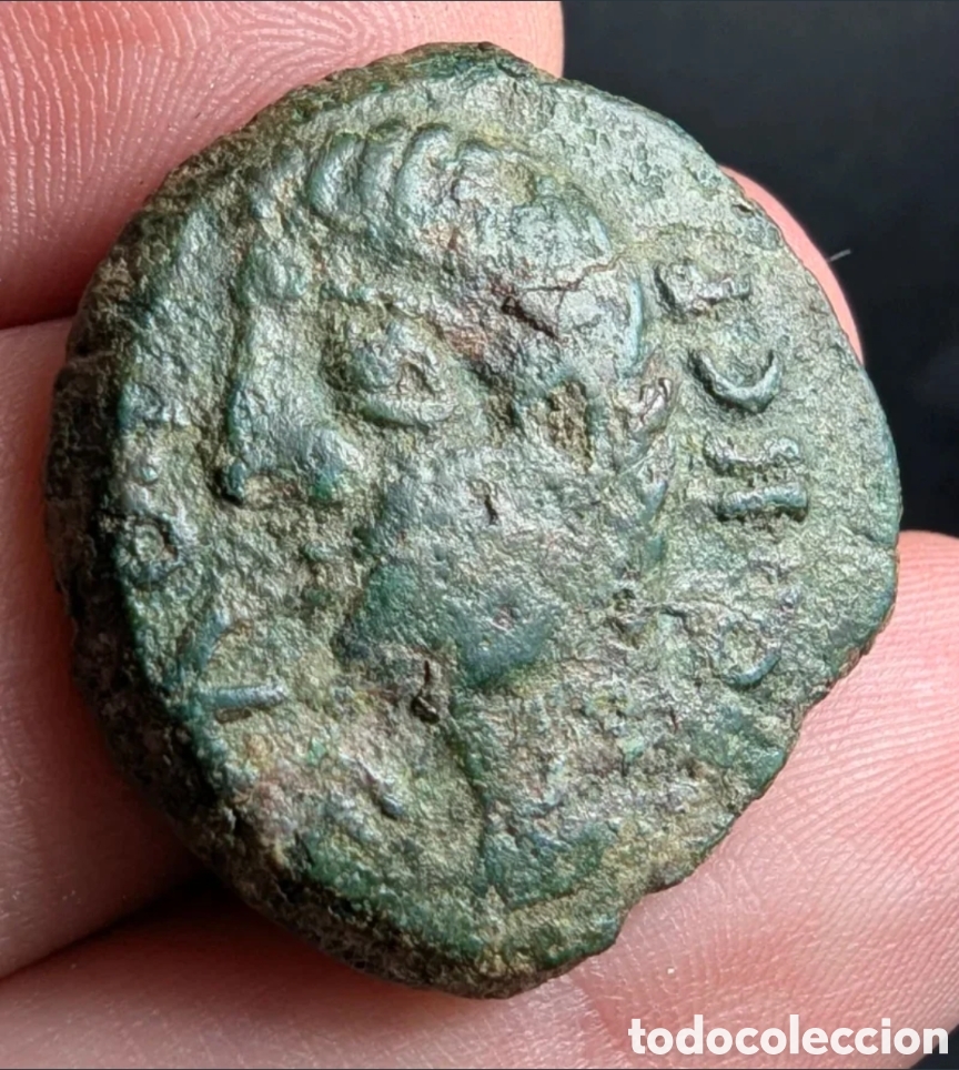 Monete iberiche: Unidad &iacute;bera Castulo 80-40 a.C. &rdquo;Rapto de Europa&rdquo;