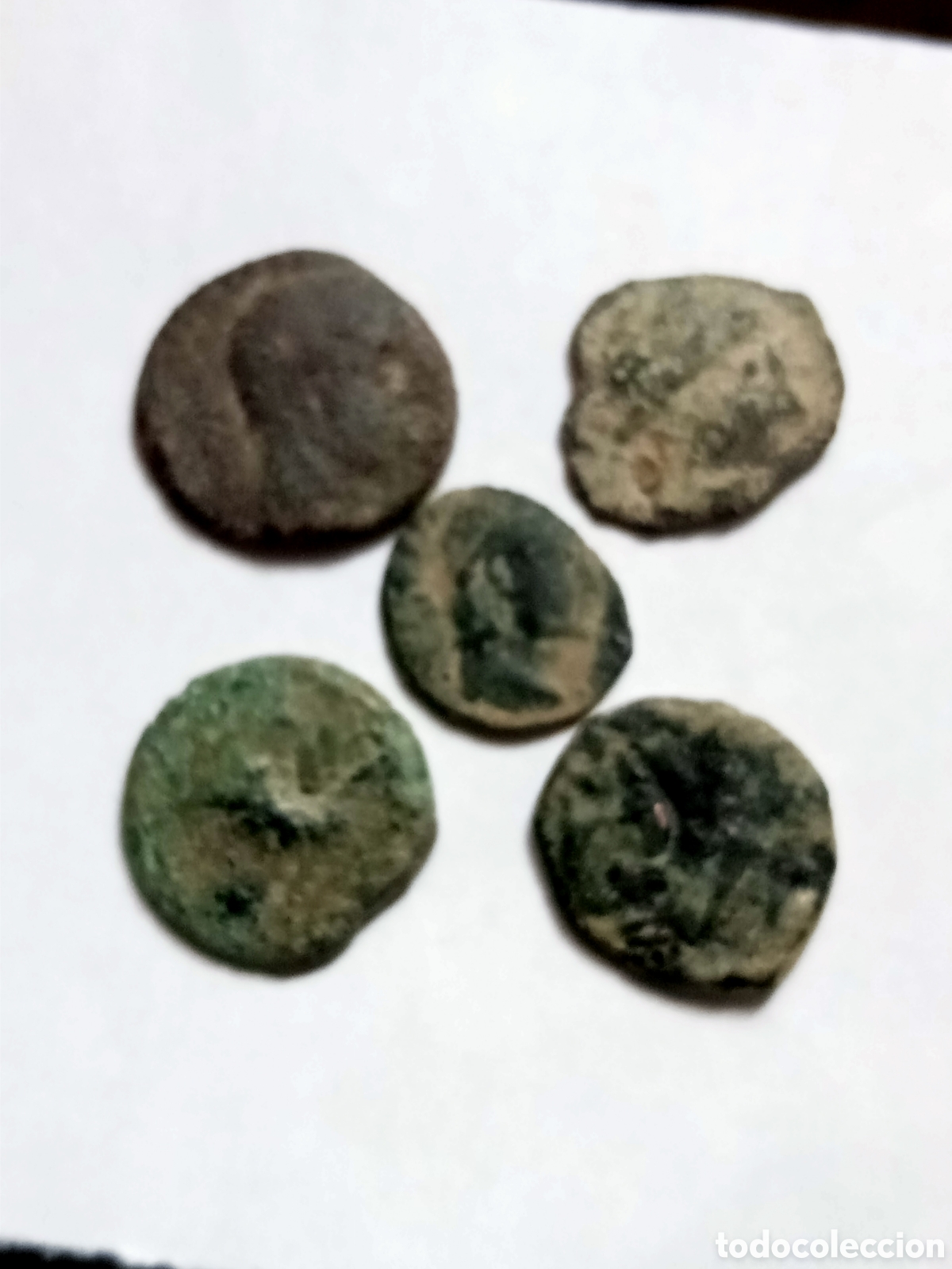 Monete iberiche: 5 MONEDAS IBERICAS -A CATALOGAR