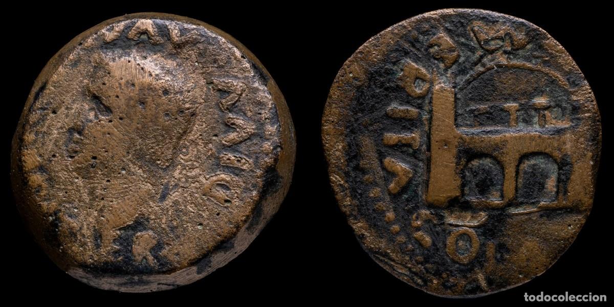 Iberian Coins: Ancient Hispania - Augustus As Emerita Augusta (Merida) - 25 mm / 9,76 gr.