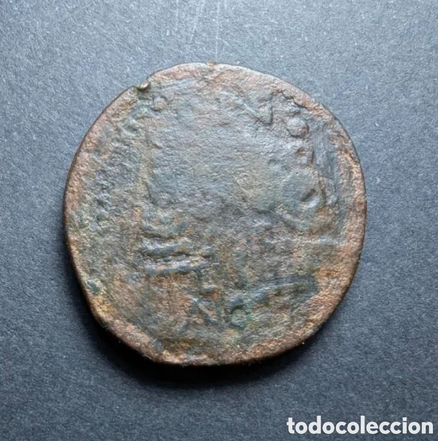 Monedas ib&eacute;ricas: As hispano-romano Acci 14-36 d.C. ( Tiberio ) - Foto 2