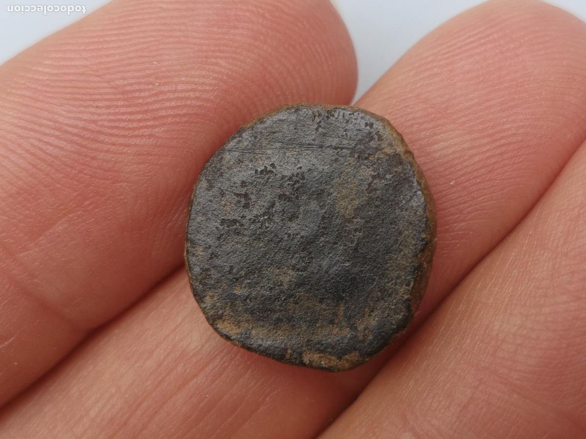 Monedas ib&eacute;ricas: Tipo C&aacute;stulo. P&aacute;tina negra - Foto 2