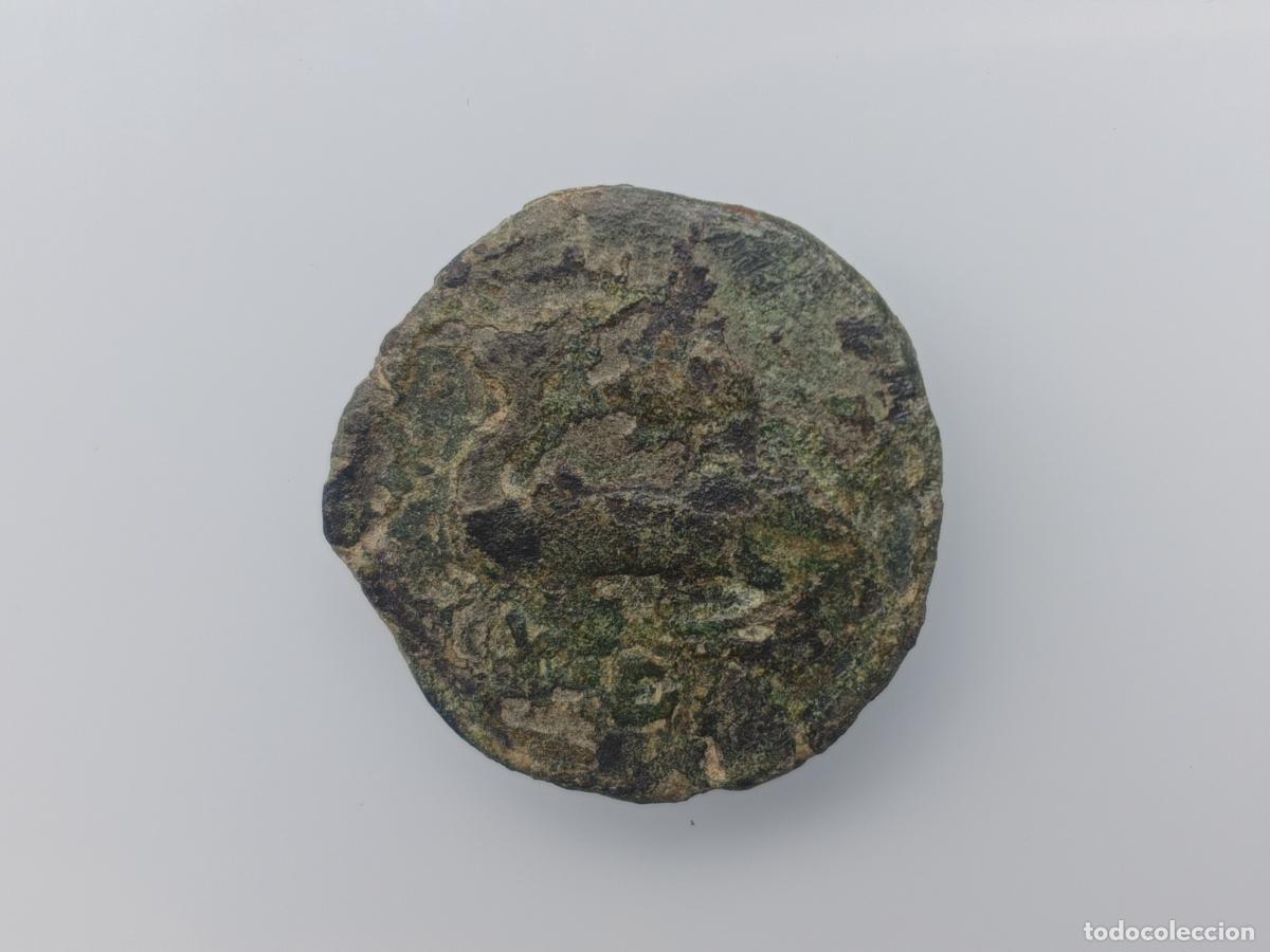 Monedas ib&eacute;ricas: - CUADRANTE - RARO. DELFIN, POSIBLE ZONA INFLUENCIA GADIR O CARTEIA - Foto 2
