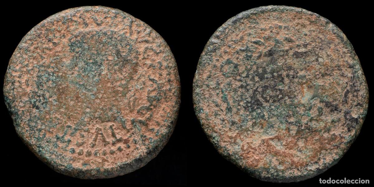 Monedas ib&eacute;ricas: Ancient Hispania - Tiberius Dupondius Acci (Guadix, Granada) - 34 mm / 19,46 gr.