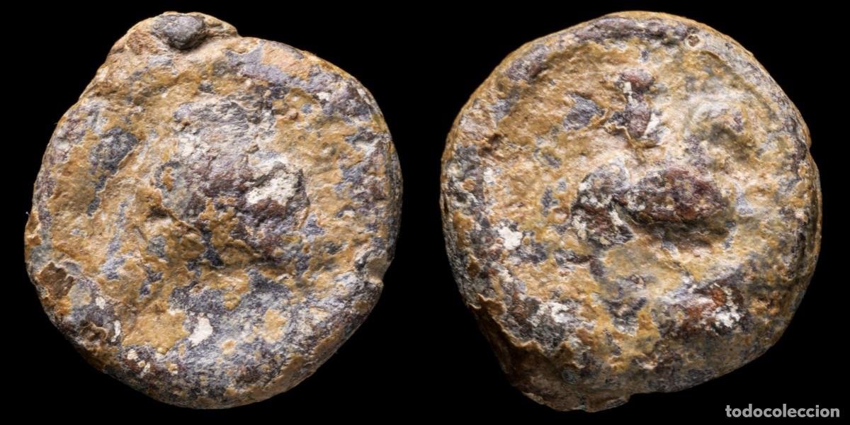 Monedas ib&eacute;ricas: Ancient Hispania - Lead Monetiforme, mining Series - 22 mm / 17,99 gr.