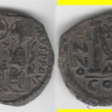 Monedas Imperio Bizantino: BIZANCIO: JUSTINO II - CONSTANTINOPLA --- FOLLIS