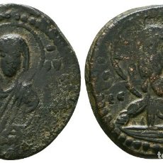 Monedas Imperio Bizantino: ROMANO IV, DIOGENES. 1068-1071. CONSTANTINOPLA. FOLLIS Æ. 6.7 GR 27 M MBC+. Lote 297120203
