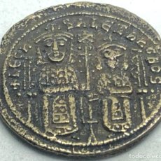 Monedas Imperio Bizantino: RÉPLICA MONEDA 336 - 323 A.C. FOLLIS. EMPERADOR LEÓN VI. CONSTANTINOPLA, IMPERIO BIZANTINO. RARA. Lote 309795943