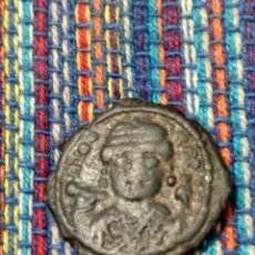 Monedas Imperio Bizantino: BONITO DECANUMMIUM DE MAURICIO TIBERIO (582-602 D.C.) CECA: THEOUPOLIS. Lote 315675198