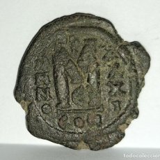 Monedas Imperio Bizantino: FOLLIS, JUSTINIANO I, EMPERADOR DE BIZANCIO, CA. 482–565, GOBERNÓ DEL 527 AL 565, CONSTANTINOPLA. Lote 354863903