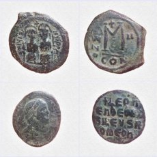Monedas Imperio Bizantino: AE LOTE 4 FOLLIS - NUMMIS. Lote 364145501