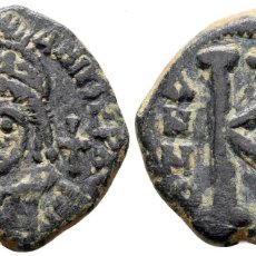 Monedas Imperio Bizantino: IMPERIO BIZANTINO-JUSTINIANO I. 1/2 FOLLIS. 527-565 D.C. CYZICUS. COBRE 8,70 G.