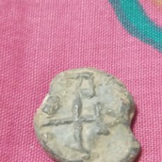 Monedas Imperio Bizantino: SELLO PLOMO 18 MM. PARA DOCUMENTO SIGLO V -X D.C. PROCEDENCIA SUBASTAS AUREO BARCELONA. Lote 401155094
