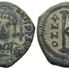 Monedas Imperio Bizantino: FOLLIS DE JUSTINIANO I (527-565 DC). CONSTANTINOPLA