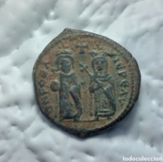 Monedas Imperio Bizantino: FOCAS [ FOLLIS . IMPERIO BIZANTINO] [ ANTIOQUÍA , 607-608 DC] DOC 88.