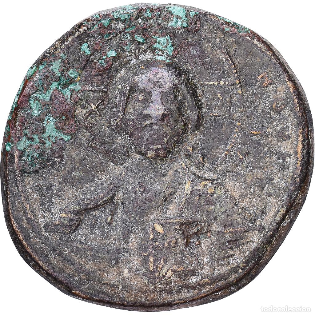 Monedas Imperio Bizantino: [#1545210] Basile II and Constantin VIII, Follis, 976-1028, Constantinople, Bronce, BC+