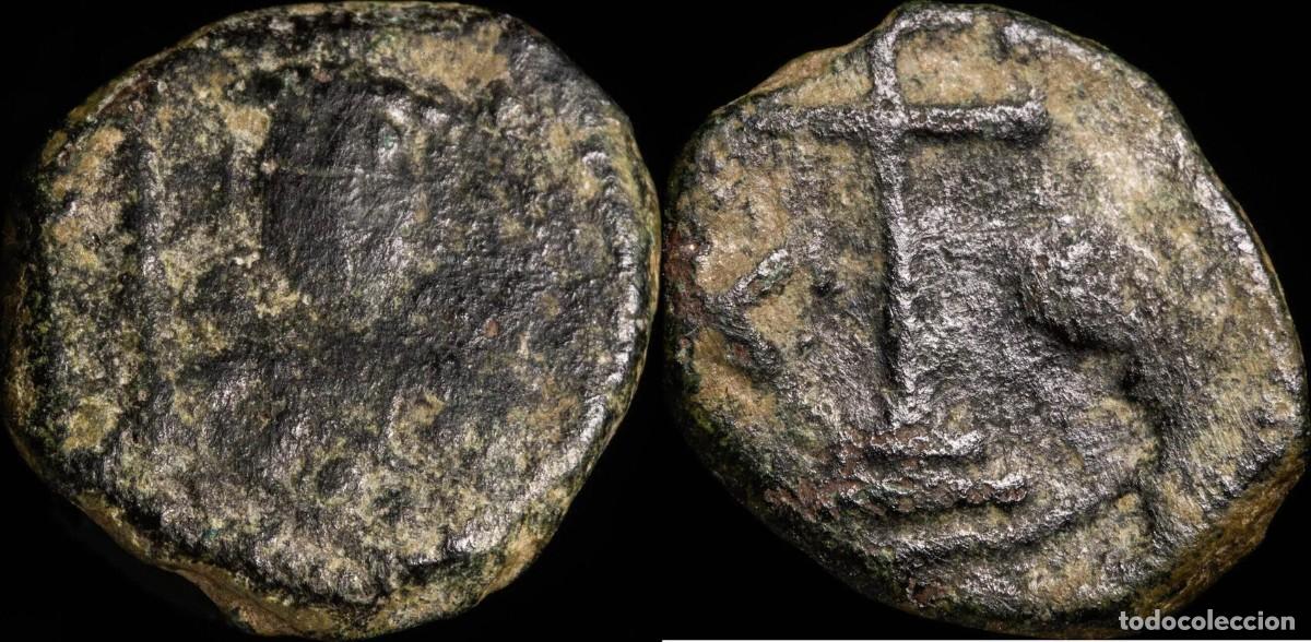 Monedas Imperio Bizantino: Nummus Byzantine Justinian I (527-565), Rome - 16 mm / 2.44 gr