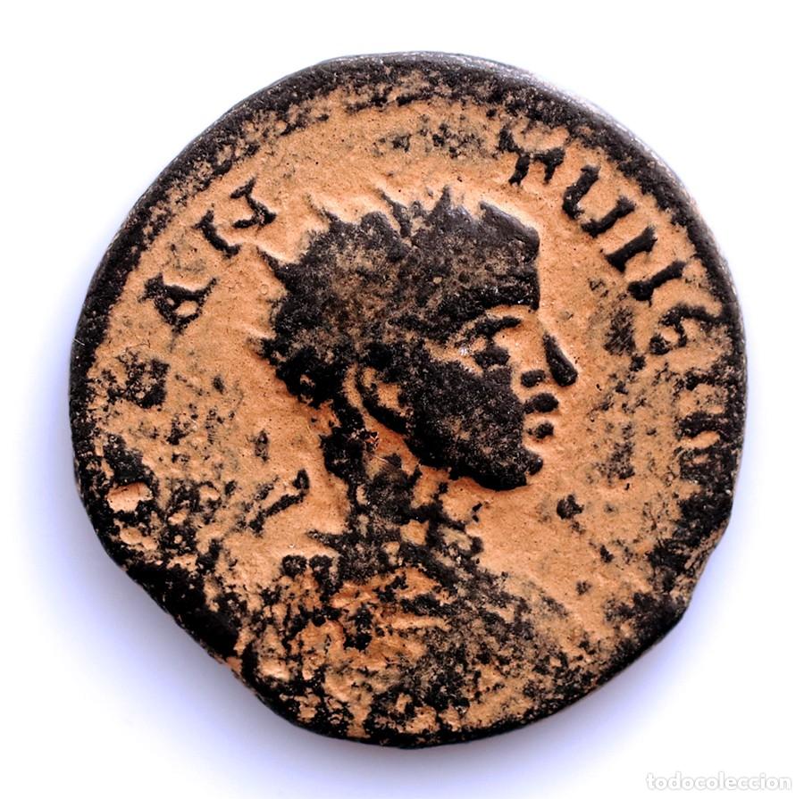 Monedas Imperio Bizantino: SC. Roma-Heliog&aacute;balo. Bronce provincial 218-222 d.C. Cobre 13,4 g.