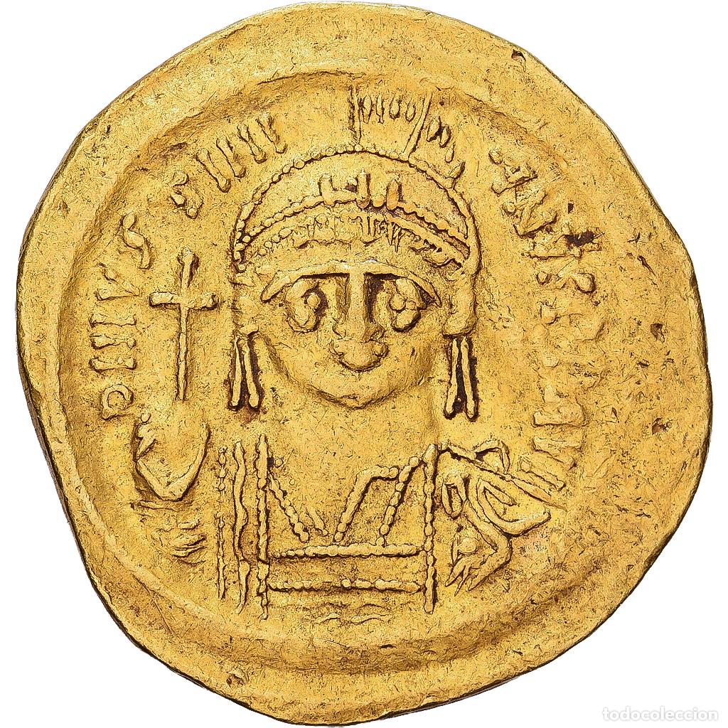 Monedas Imperio bizantino: [#982126] Byzantine Empire, Justinian I, Solidus, 545-565, Constantinople, Oro, BC+