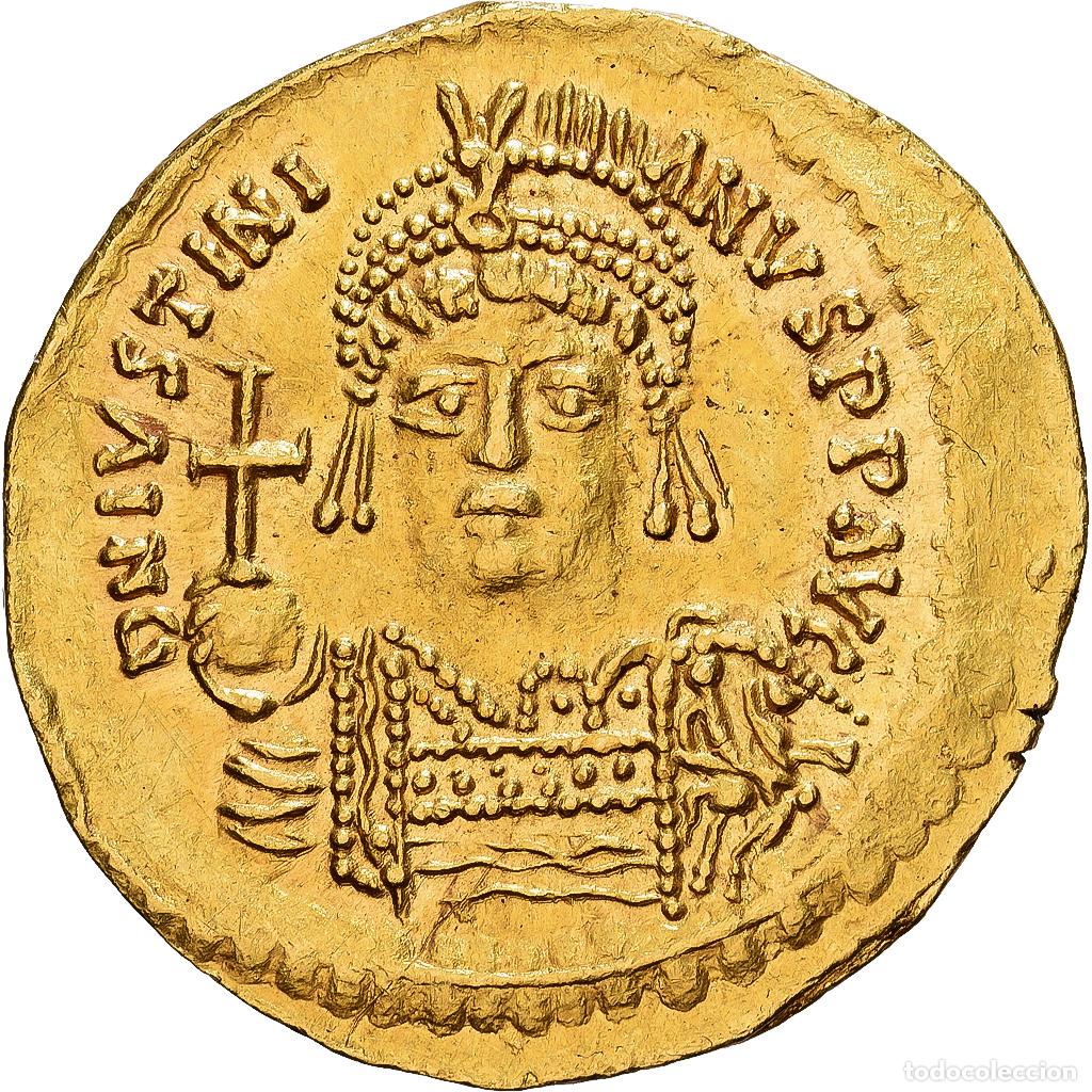 Monedas Imperio bizantino: [#982172] Byzantine Empire, Justinian I, Solidus, 537-542, Rome, Oro, SC