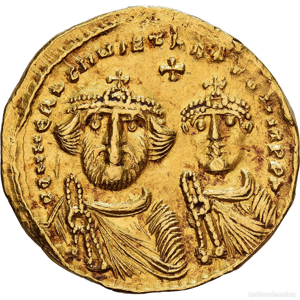 Monedas Imperio bizantino: [#982154] Byzantine Empire, Heraclius, with Heraclius Constantine, Solidus, 616-625