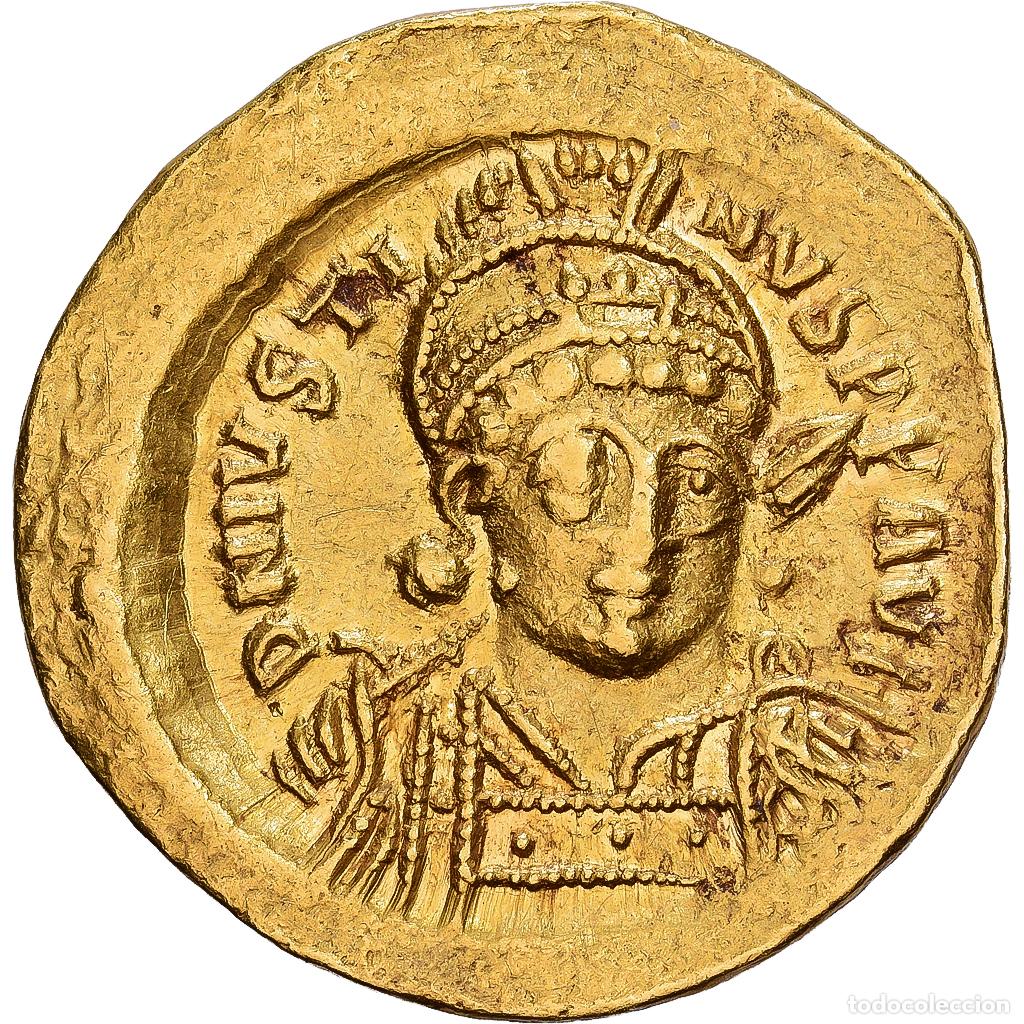 Monedas Imperio bizantino: [#1203066] Byzantine Empire, Justin I, Solidus, 518-522, Constantinople, Oro, EBC