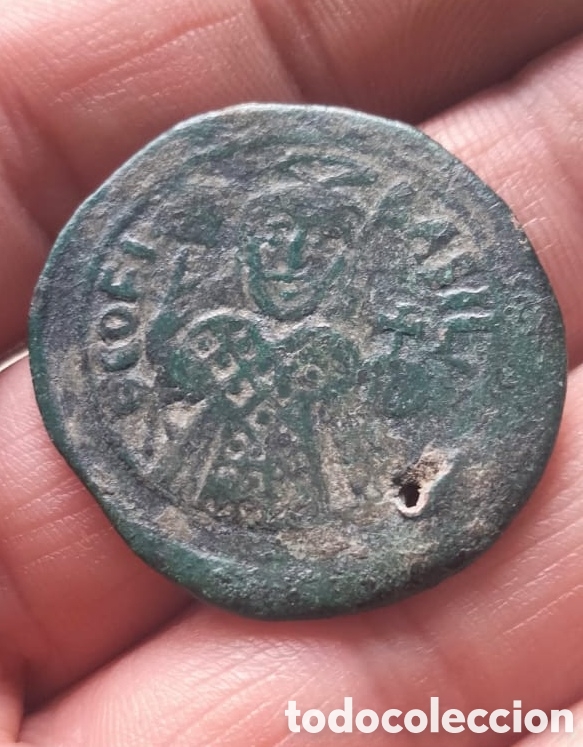Byzantine Empire Coins: Follis Bizantino Teofilo