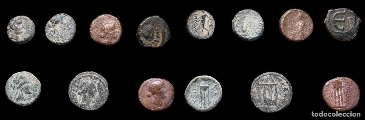 Monedas Imperio bizantino: Greek and Byzantine Empire. Lot of 7 coins.