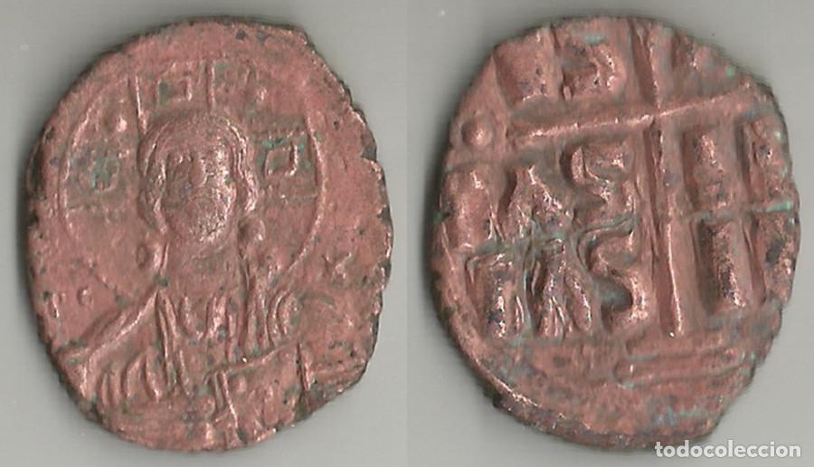 Moedas Imp&eacute;rio Romano: BIZANCIO-ROMANO III-ARGYRE (1028-1034) FOLLIS-CONSTANTINOPLA- ESCASO