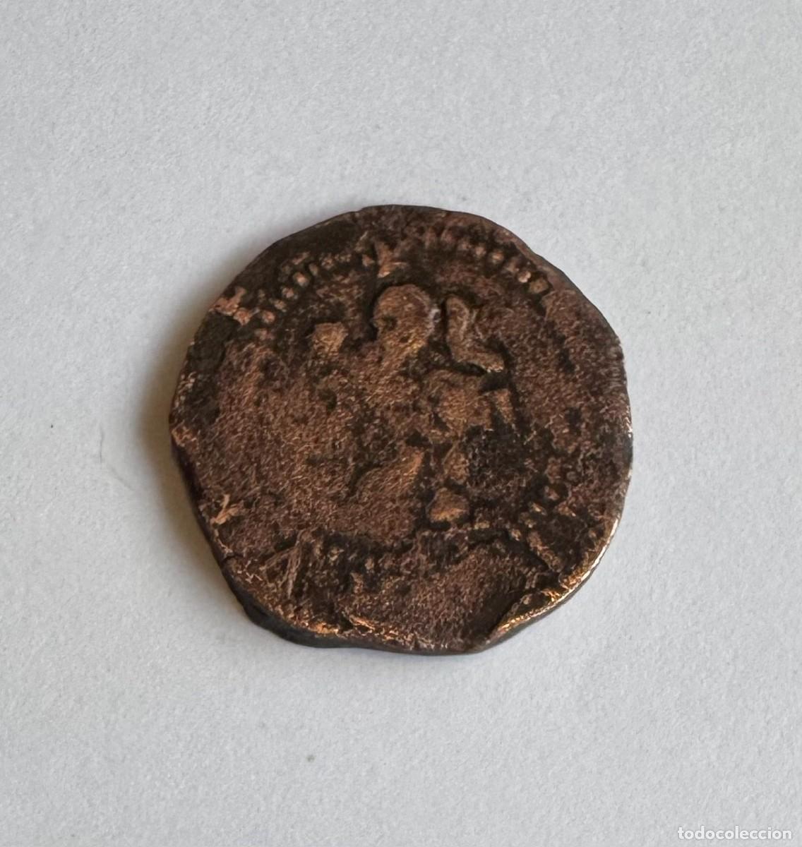 Monedas Imperio bizantino: Follis An&oacute;nimo Bizantino de Bronce (S. XI-XII) - 21mm / 5gr - Cruz del Calvario