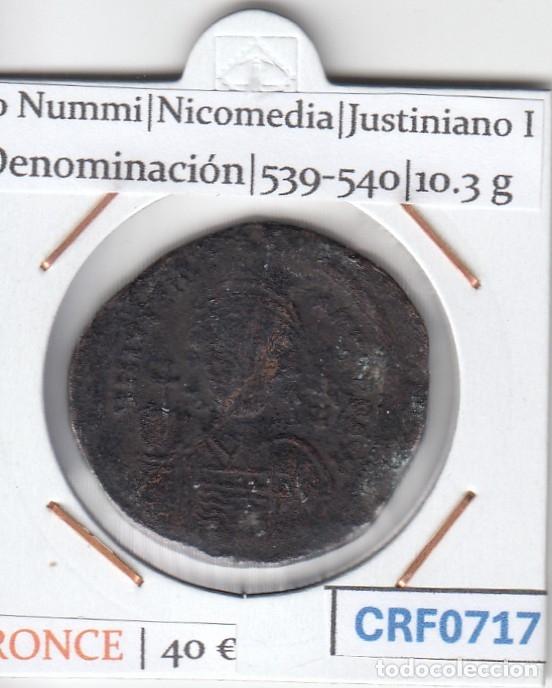 Monedas Imperio bizantino: CRF0717 MONEDA 20 NUMMI NICOMEDIA JUSTINIANO I 539-540