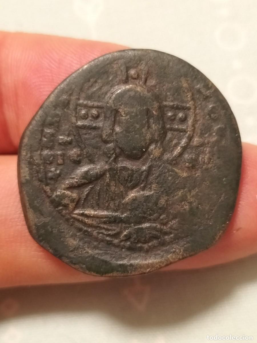 Monedas Imperio bizantino: Follis bizantino BASILIO II y CONSTANTINO VIII. 976-1025