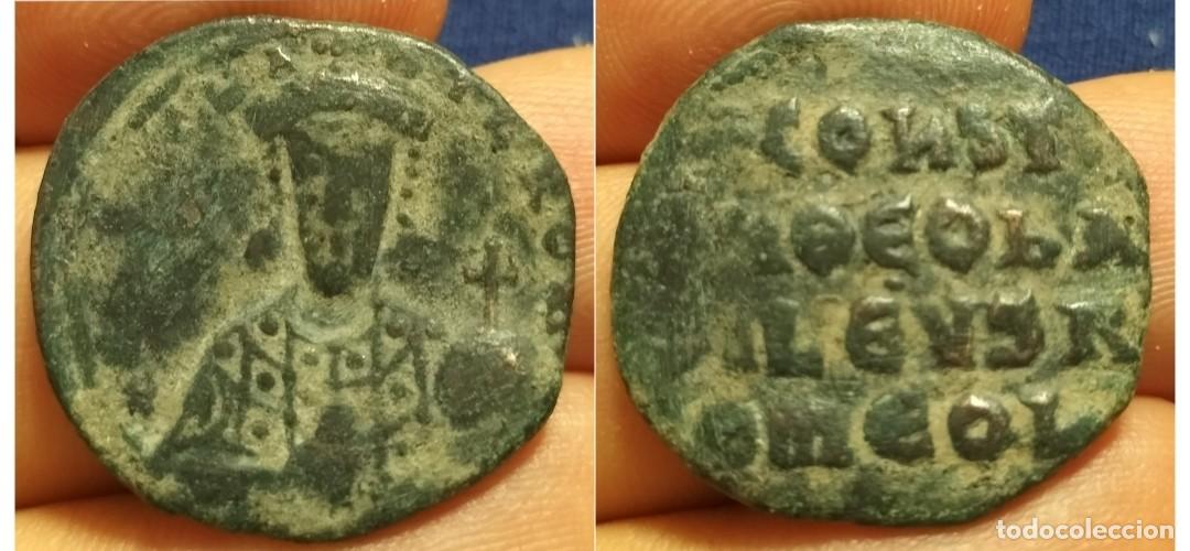 Monedas Imperio bizantino: Follis bizantino de CONSTANTINO VII 913-959 CONSTANTINOPLA