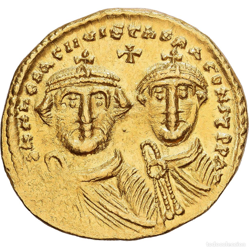 Monedas Imperio bizantino: [#1203295] Byzantine Empire, Heraclius, with Heraclius Constantine, Solidus, 626-629