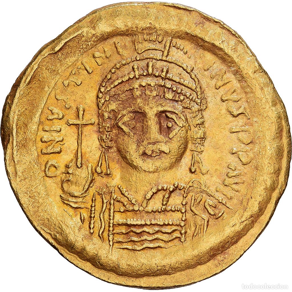 Monedas Imperio bizantino: [#1203300] Byzantine Empire, Justinian I, Solidus, 542-565, Constantinople, Oro, MBC
