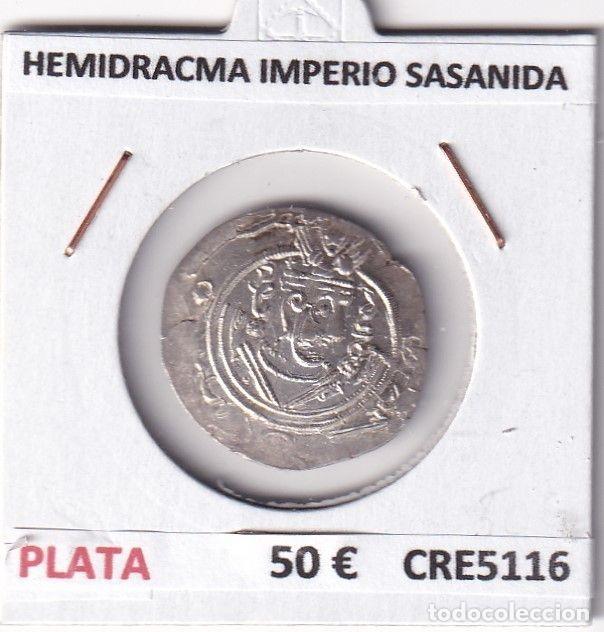 M&uuml;nzen Byzantinisches Reich: CRE5116 MONEDA HEMIDRACMA IMPERIO SASANIDA PLATA
