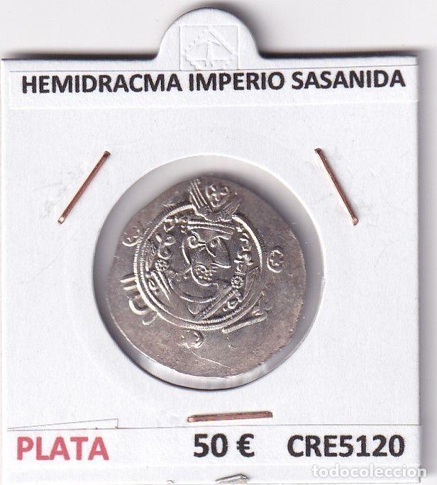 M&uuml;nzen Byzantinisches Reich: CRE5120 MONEDA HEMIDRACMA IMPERIO SASANIDA PLATA