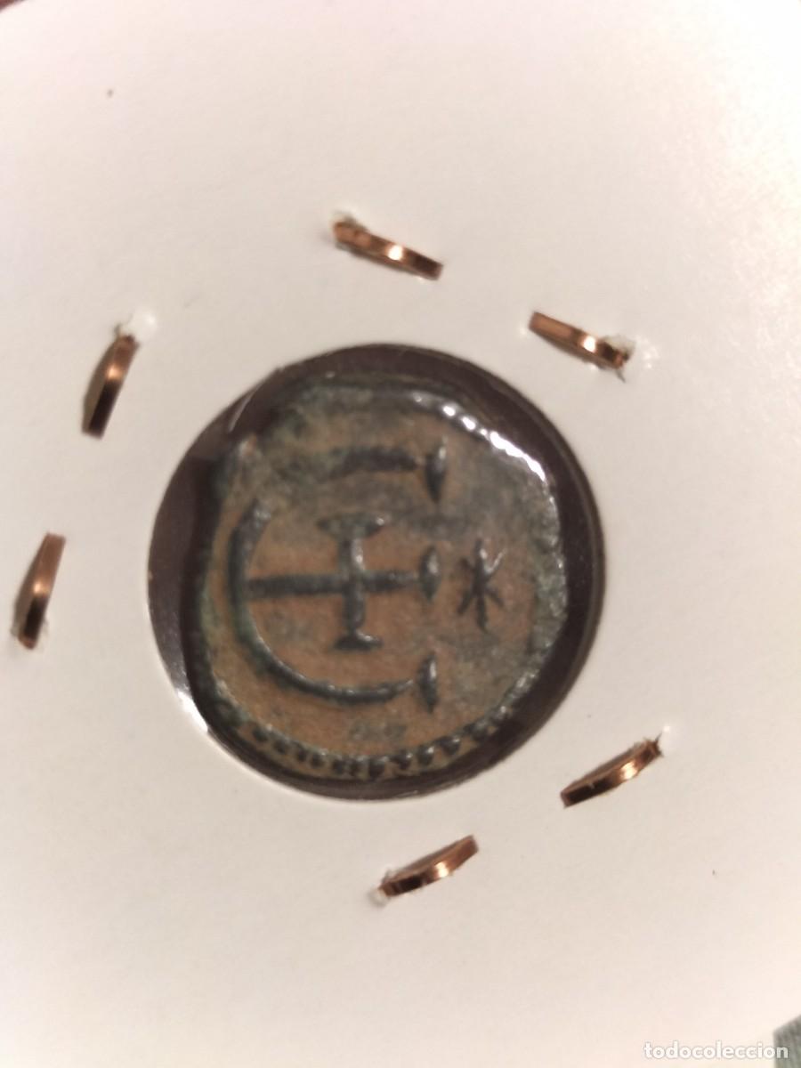 Monedas Imperio bizantino: Justiniano I 527 565 dC 5 nummi 1.9 gr