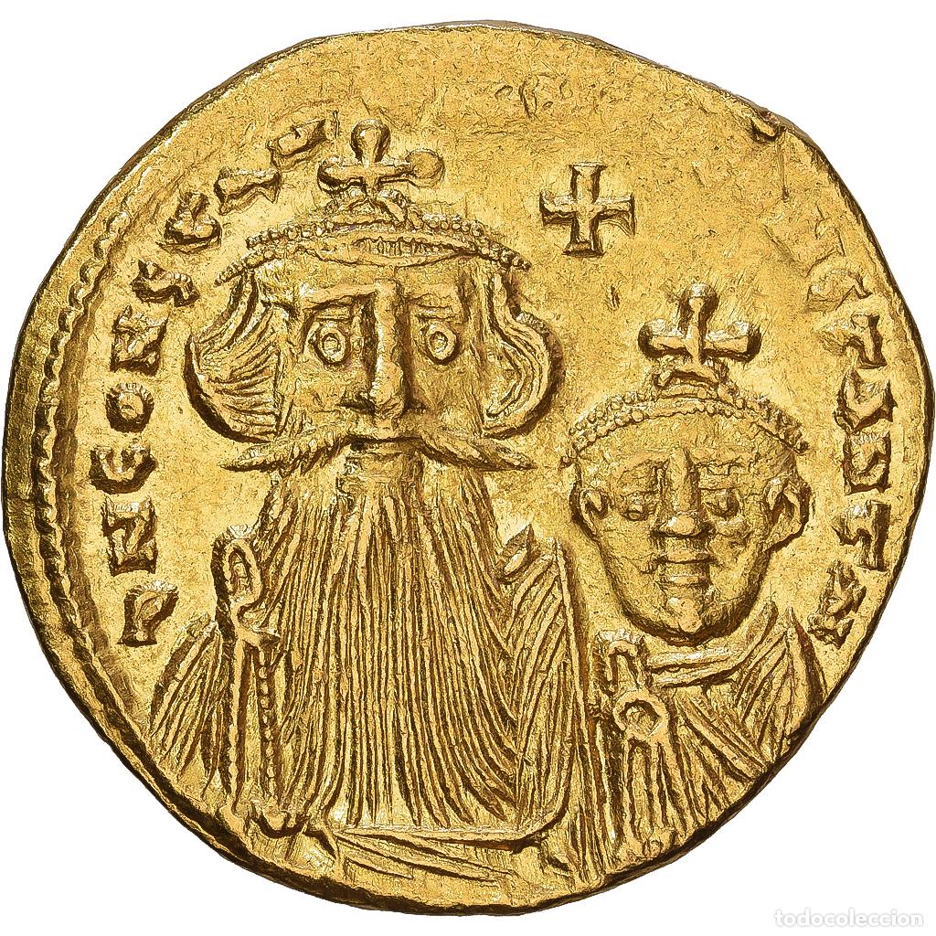 Moedas Imp&eacute;rio Romano: [#1547521] Byzantine Empire, Constans II and Constantine IV, Solidus, 654-659