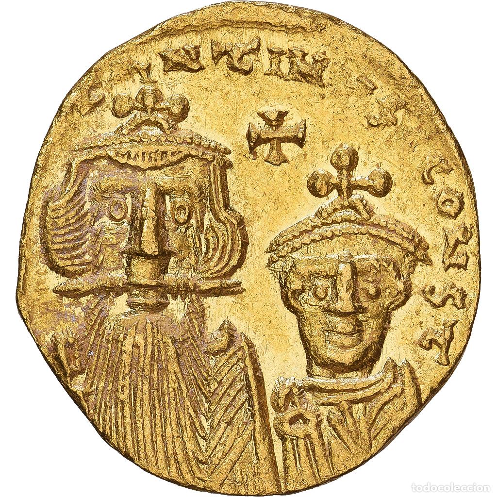 Moedas Imp&eacute;rio Romano: [#1547522] Byzantine Empire, Constans II and Constantine IV, Solidus, 654-659