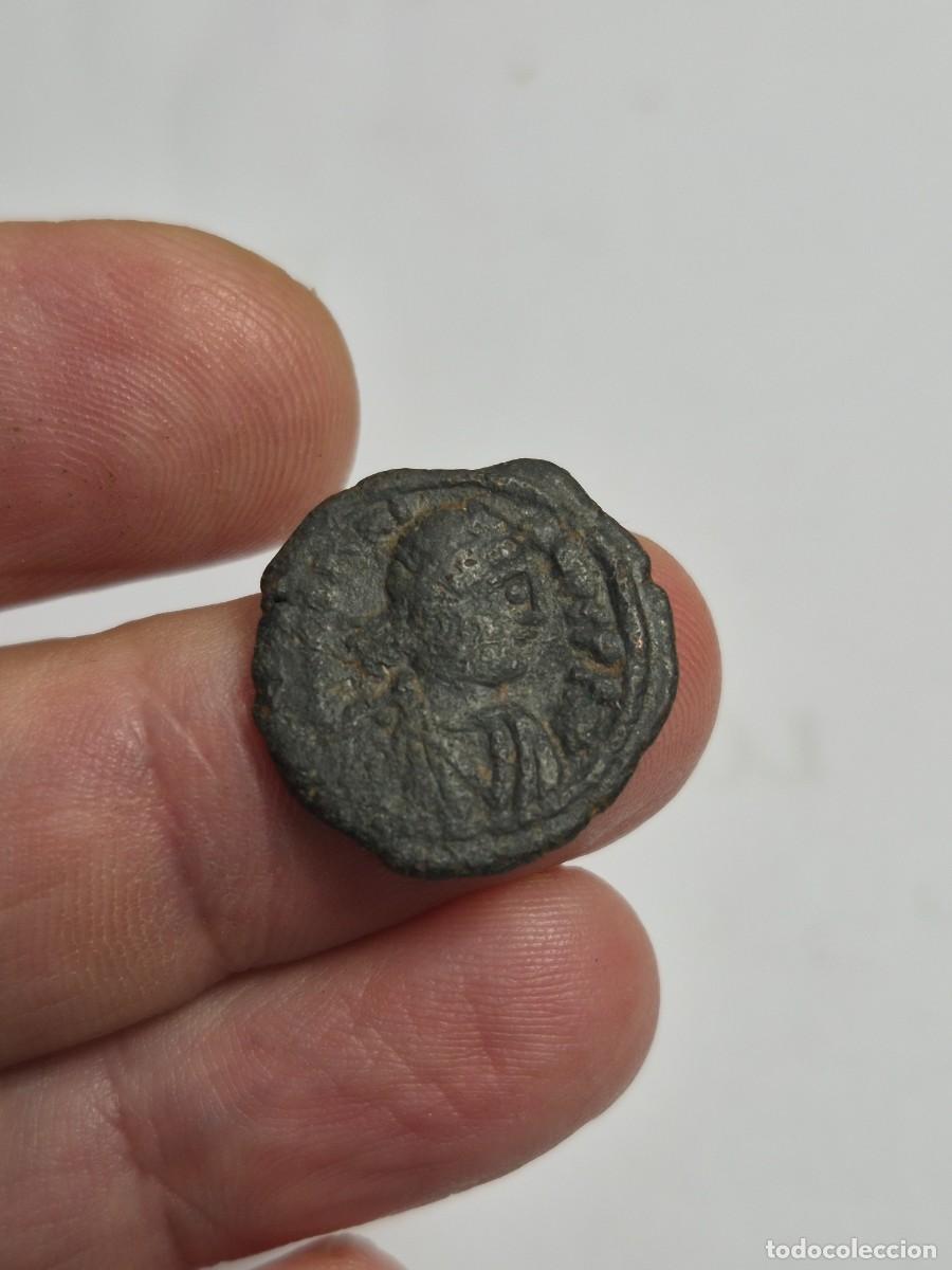 Monedas Imperio bizantino: NT/ FRACCION DE FOLLIS BIZANTINO DE JUSTINIANO 3,52 GRS (A1971)