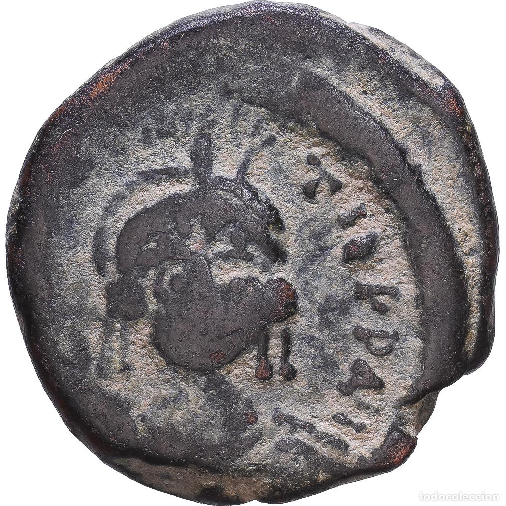 Monedas Imperio bizantino: [#1547568] Byzantine Empire, Maurice Tiberius, Half Follis, 582-602, Constantinople