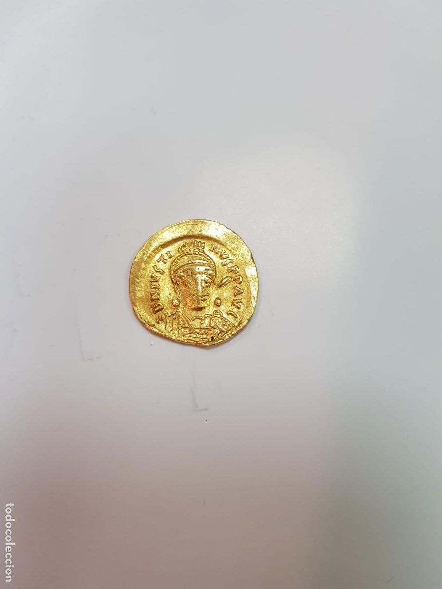 Monedas Imperio bizantino: IMPERIO BIZANTINO-JUSTINIAN I-SOLIDO-542/565
