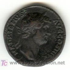 Monedas Imperio Romano: MUY BONITO AS DE ADRIANO EMPERADOR HISPANO (117-138 D.C.). Lote 22728251