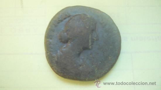 Monedas Imperio romano: sextercio romano faustina - Foto 5