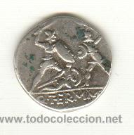 Monete Impero Romano: MUY BONITO DENARIO MINUCIA DOS SOLDADOS LUCHANDO CABEZA DE MARTE