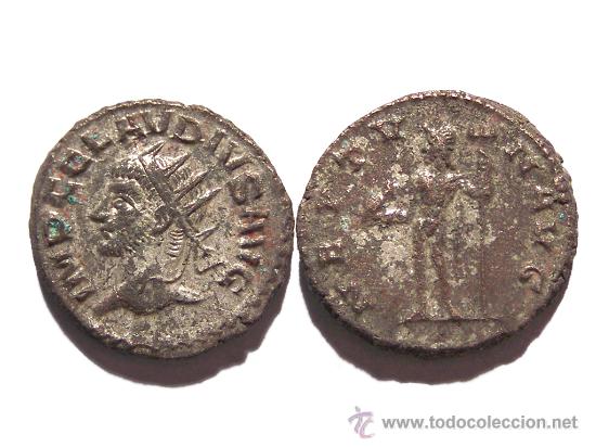 Monedas Imperio Romano: *** RARISIMO Y PRECIOSO ANTONINIANO DE CLAUDIO II EL GOTICO.BUSTO A IZQ. ANTOIQUIA. SIN CIRCULAR ***