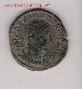 Monedas Imperio romano: BONITO SEXTERCIO DE ALEJANDRO SEVERO - Foto 1