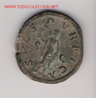 Monedas Imperio romano: BONITO SEXTERCIO DE ALEJANDRO SEVERO - Foto 2