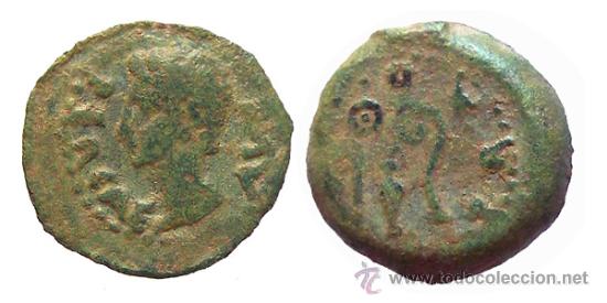 Moedas Imp&eacute;rio Romano: *** BONITO CUADRANTE DE IULIA TRADUCTA 27A.C.-14D.C. ESCASO EN ESTA CONSERVACION ***